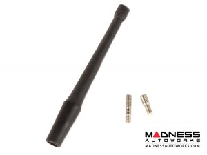 Jeep Gladiator Elite Antenna Base w/ Reflex Antenna - Black - 6"